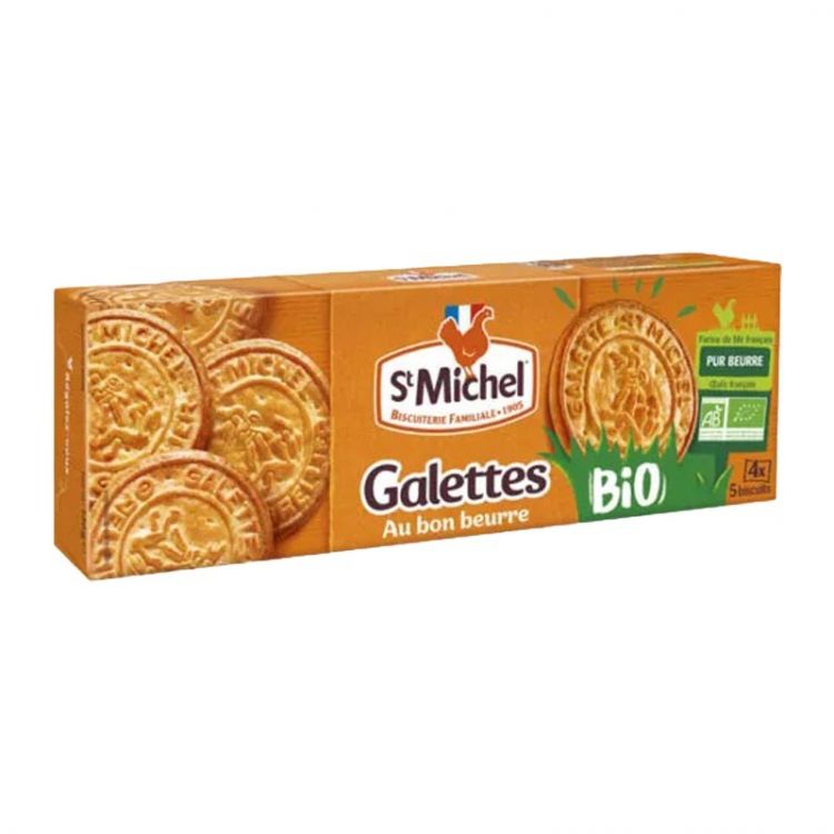 St Michel BIO Galetky maslové 130g
