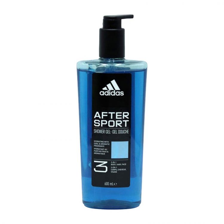 Adidas Shower Gel 600ml Pump Aftersport