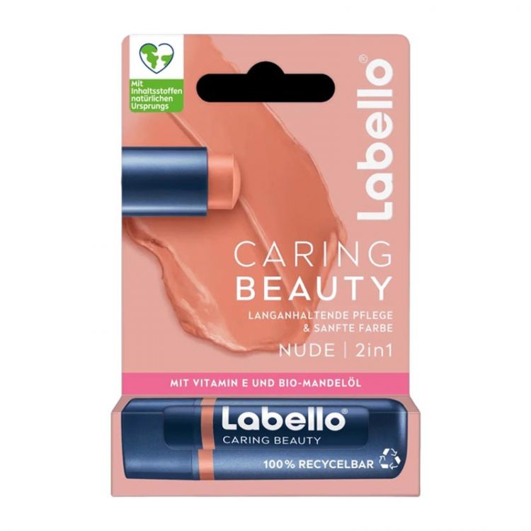 Labello 2in1 Nude - Caring Beauty - 4.8g