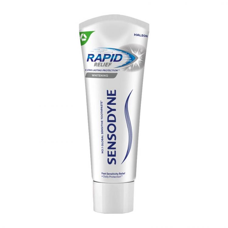 Sensodyne Toothpaste PREMIUM RANGE Rapid Relief Whitening 75 ml