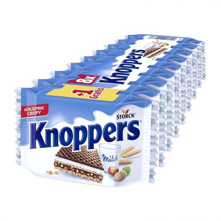 Knoppers 8+1 gratis 225g