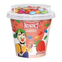 KOSTÍCI Klauníci (jahodový jogurt a čokoládové dražé) 109g