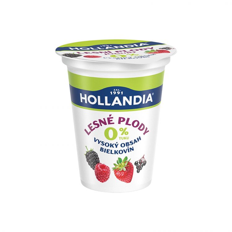 HOLLANDIA Jogurt nízkotučný lesné plody 150g