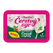 Karička čerstvý syr cesnak&bylinky 180g