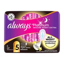 Always sanitary pads  Platinum Ultra Night Size 5 8 ks