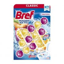 Bref toilet freshener  Power Active Fruitopia 3x50 g