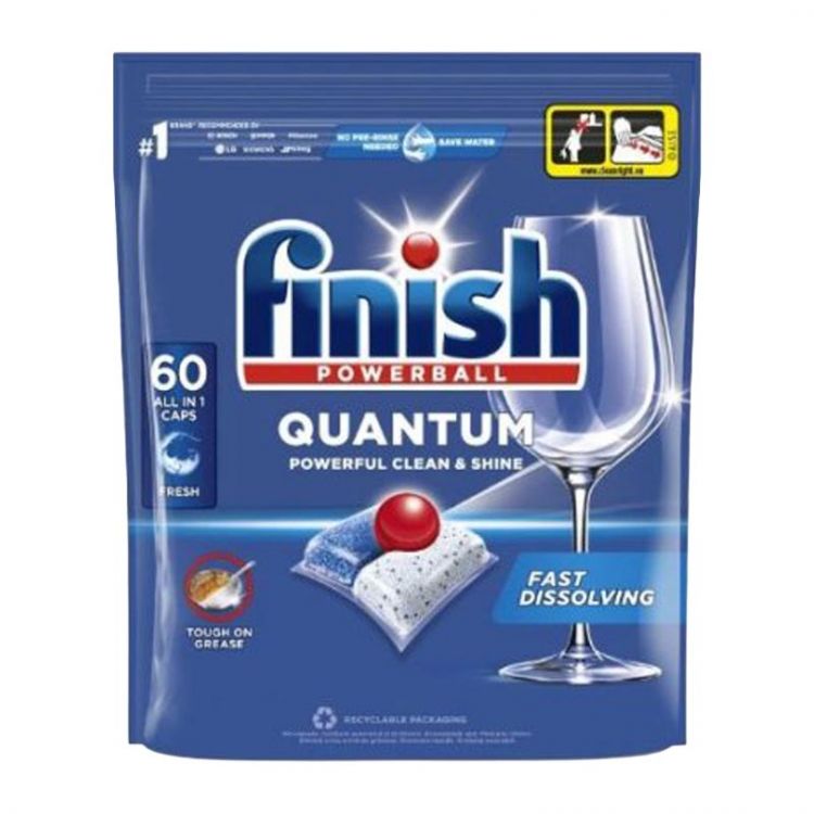 Finish dishwasher tabs  Quantum All in 1 Regular 60 ks