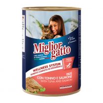 Miglior Gatto Konzerva pre mačky  Tuna&Salmon pate 400 g