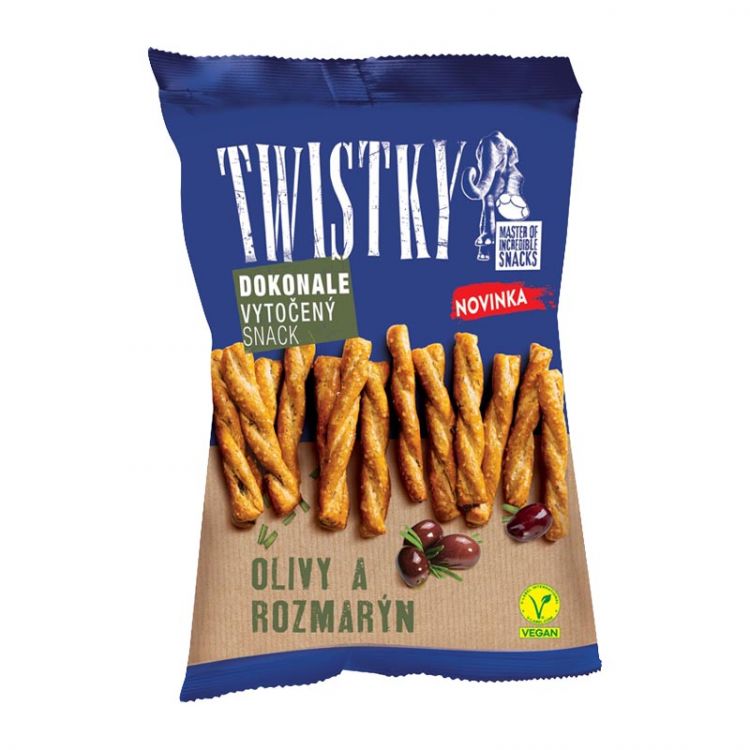 Twistky pečené & olivy-rozmarín 180g