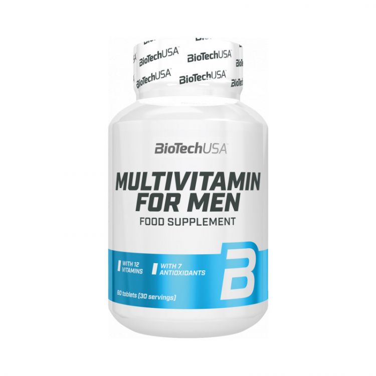 BioTech USA Multivitamin pre mužov 60 tabliet