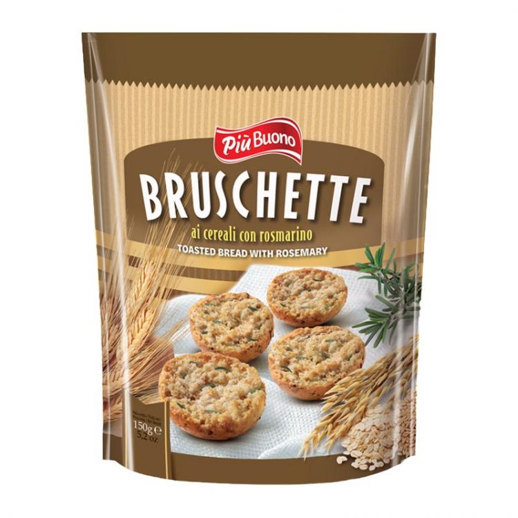 Piu Buono Bruschette celozrnné s rozmarínom 150g