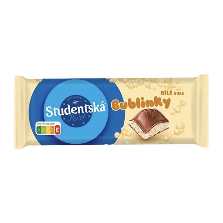 ORION ŠTUDENTSKÁ PEČAŤ Bublinky Mliečna a Biele Bublinky 90g