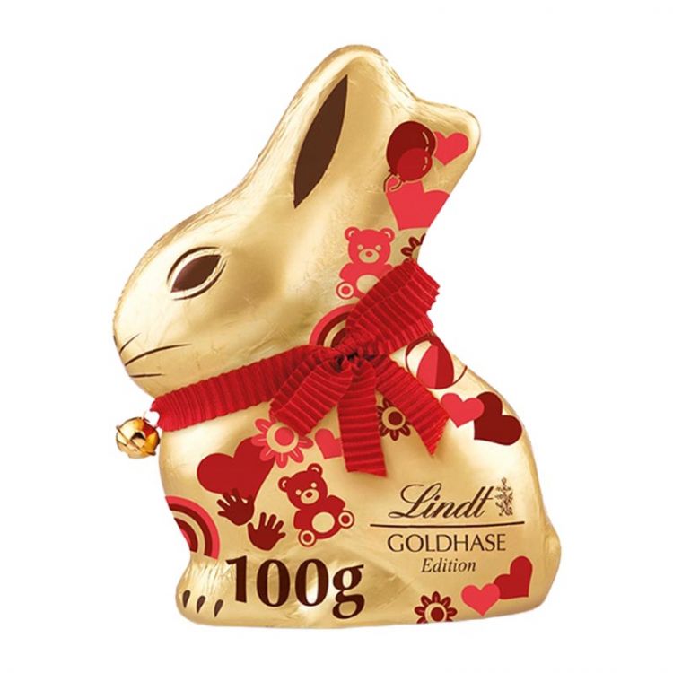 Lindt Zlatý Zajačik Family Edition mliečna čokoláda 100g