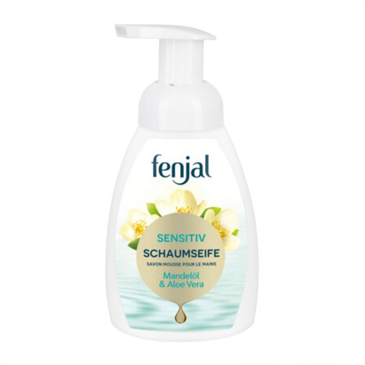 Fenjal liquid foam soap pump Sensitive Foam Almond&Aloe Vera 250 ml