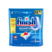 Finish Tablety do umývačky riadu All in One Quantum Lemon 100 ks