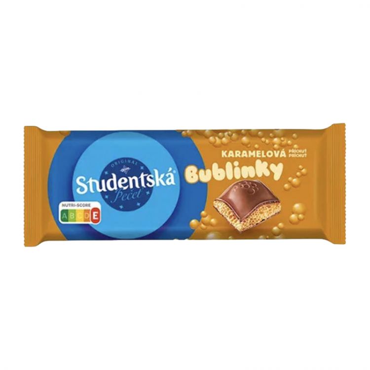 ORION ŠTUDENTSKÁ PEČAŤ Bublinky mliečna karamel 36 g