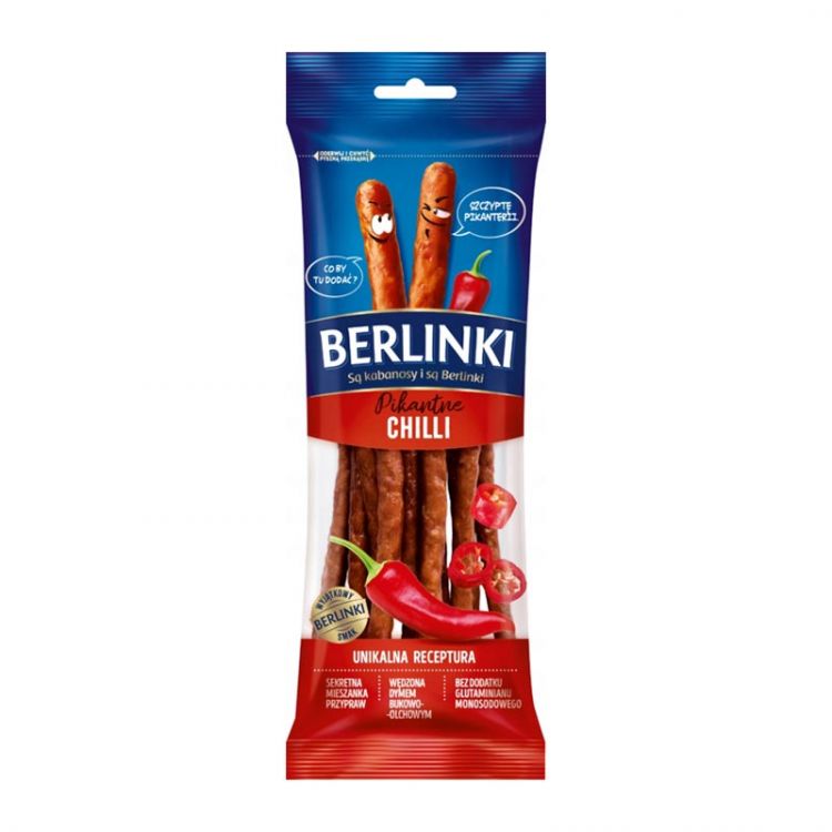 Berlinki Kabanos chilli 85g