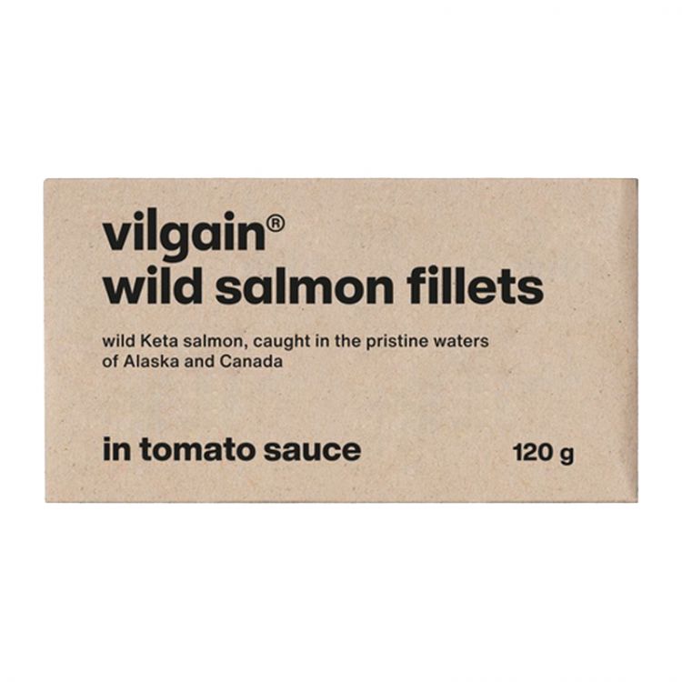 Vilgain Filety z divokého lososa v paradajkovej omáčke 120 g