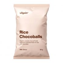Vilgain Rice Chocoballs BIO mliečna čokoláda 50 g
