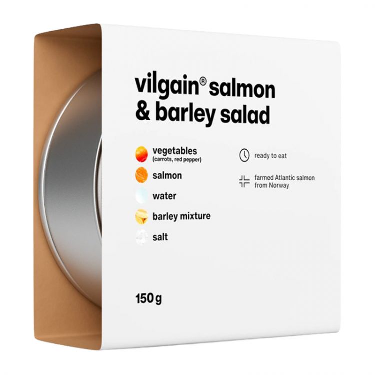 Vilgain Lososový šalát s jačmennými krúpami 150 g