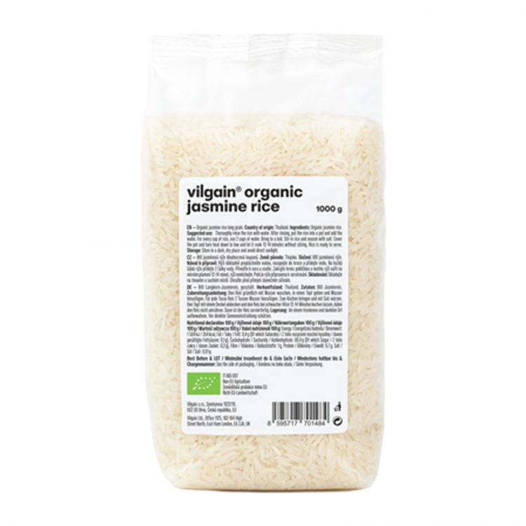 Vilgain Jazmínová ryža BIO 1 000 g