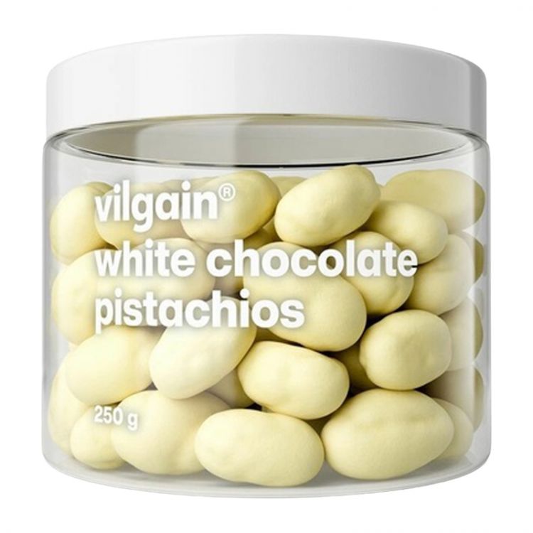 Vilgain Pistácie v čokoláde biela čokoláda 250 g