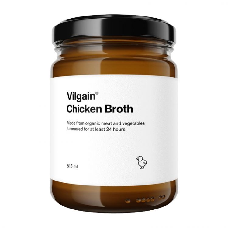 Vilgain Kurací vývar bez soli BIO 515 ml