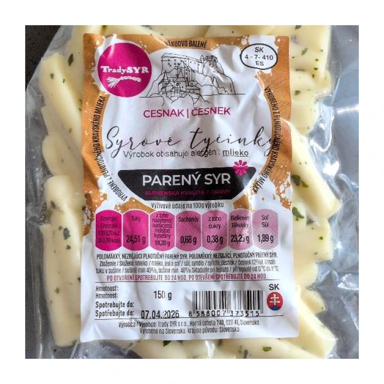 Tradysyr Tyčinky cesnak 250g