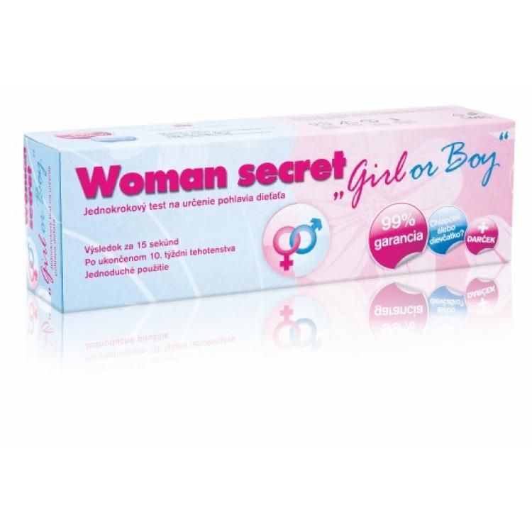 WOMAN SECRET Girl or boy test určenie pohlavia 1 ks
