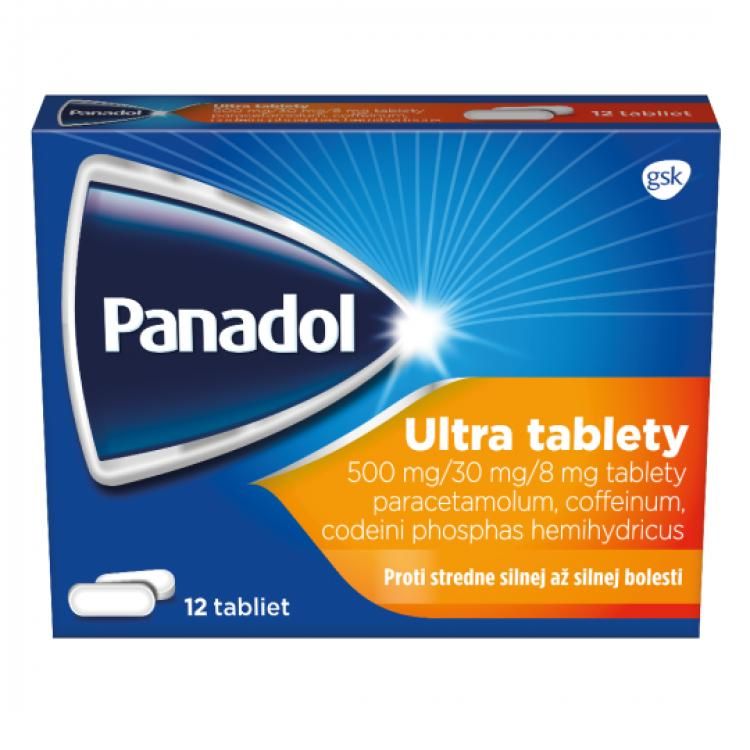 PANADOL Ultra rapide tablety pri silnej bolesti 12 tabliet