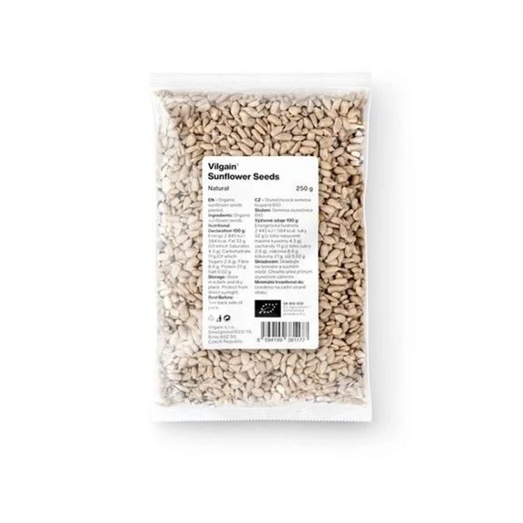 Vilgain Slnečnicové semienka BIO 250 g
