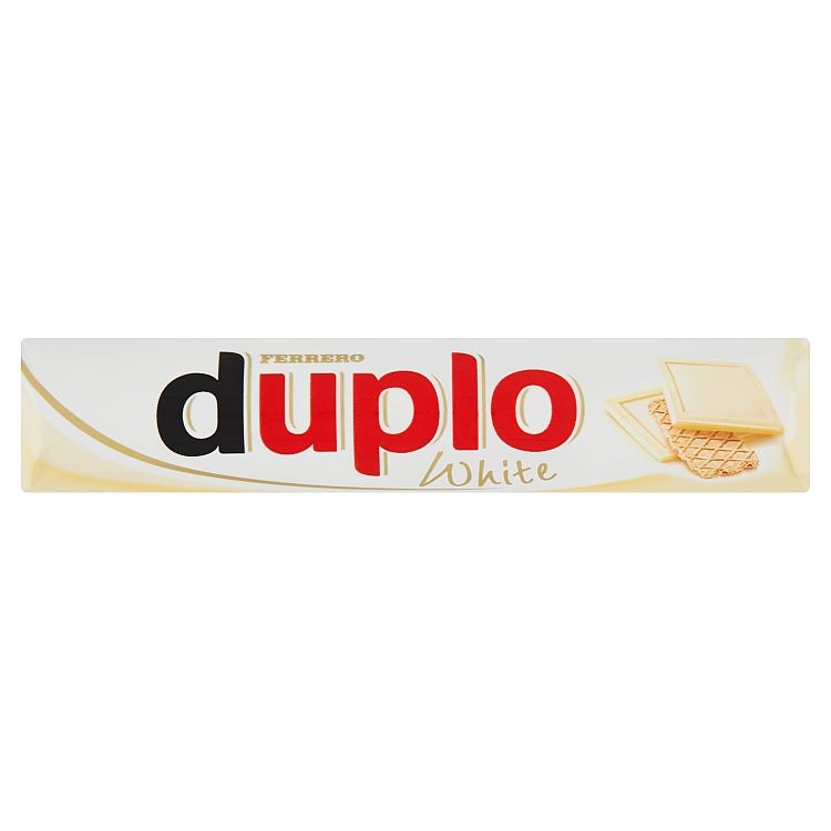 Ferrero Duplo Oblátka s lieskovcovou náplňou v poleve z bielej čokolády  18,2 g