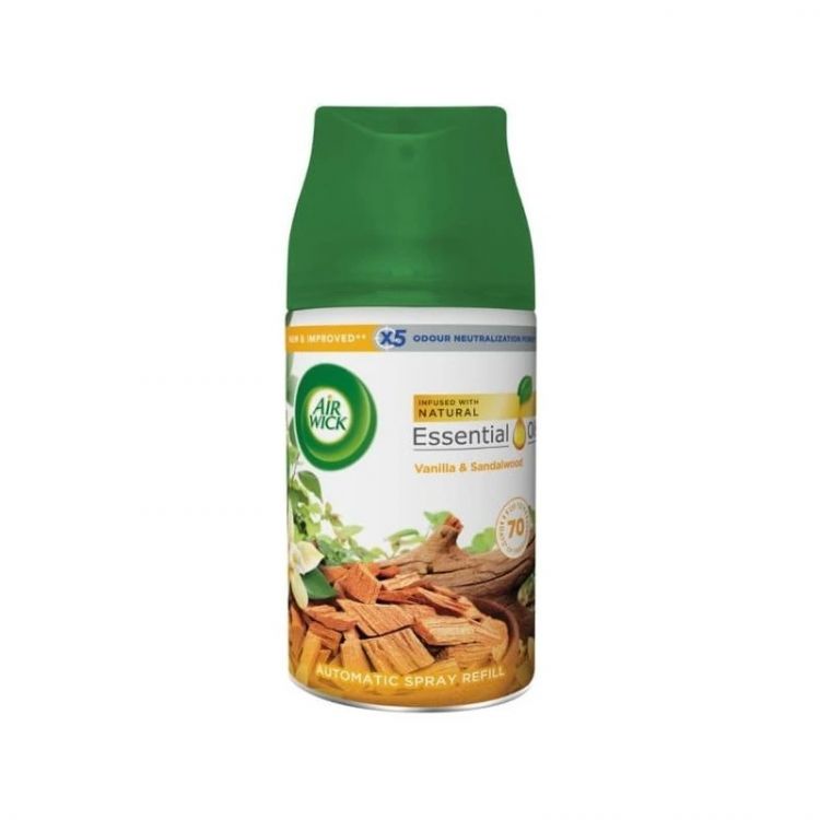 Air Wick Freshmatic Náplň do osviežovača vzduchu Cinnamon & Precious Woods 250 ml