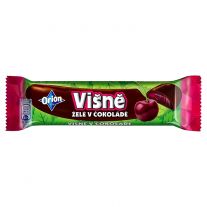 ORION VIŠNE želé tyčinka v horkej čokoláde 45 g