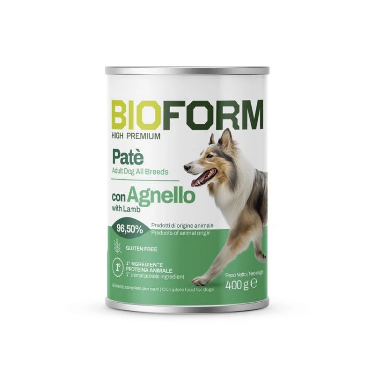 BIOFORM PATÉ HIGH PREMIUM Prémiové krmivo pre dospelé psy s jahňacím mäsom 400g