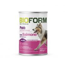 BIOFORM PATÉ HIGH PREMIUM Prémiové krmivo pre dospelé psy s lososm 400g