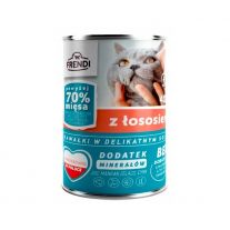 FRENDI Konzerva pre dospelé mačky losos 400g