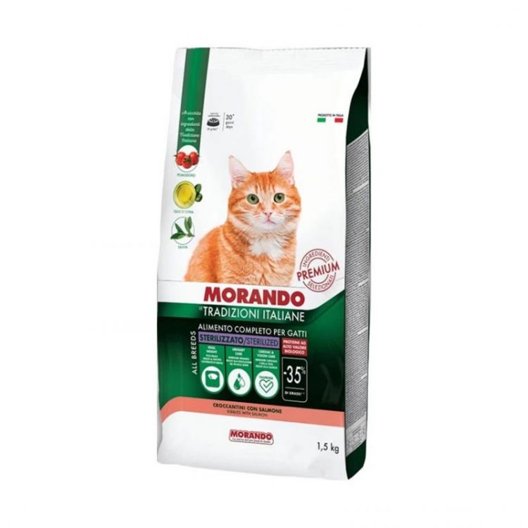 MORANDO TRADIZIONI ITALIANE  Prémiové krmivo pre dospelé mačky hovúdzie- bravčové 1,5 kg