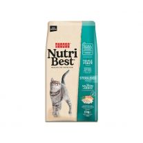 NUTRI BEST Žradlo pre sterilizované  mačky losos - ryža 2 kg