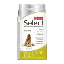 SELECT ADULT SENSITIVE  Superprémiové krmivo s prírodnými ingredienciami určené pre citlivé psy jahňa + ryža 3kg