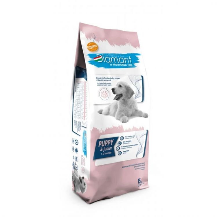 DIAMANT granule pre psov PUPPY & JUNIOR hydina & ryža 3kg