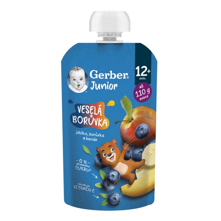 GERBER Junior kapsička Veselá čučoriedka 110 g