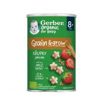GERBER Organic chrumky jahodové 35 g