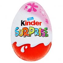 Kinder Surprise Sladké vajíčko s mliečnou čokoládou s prekvapením ružové 20 g