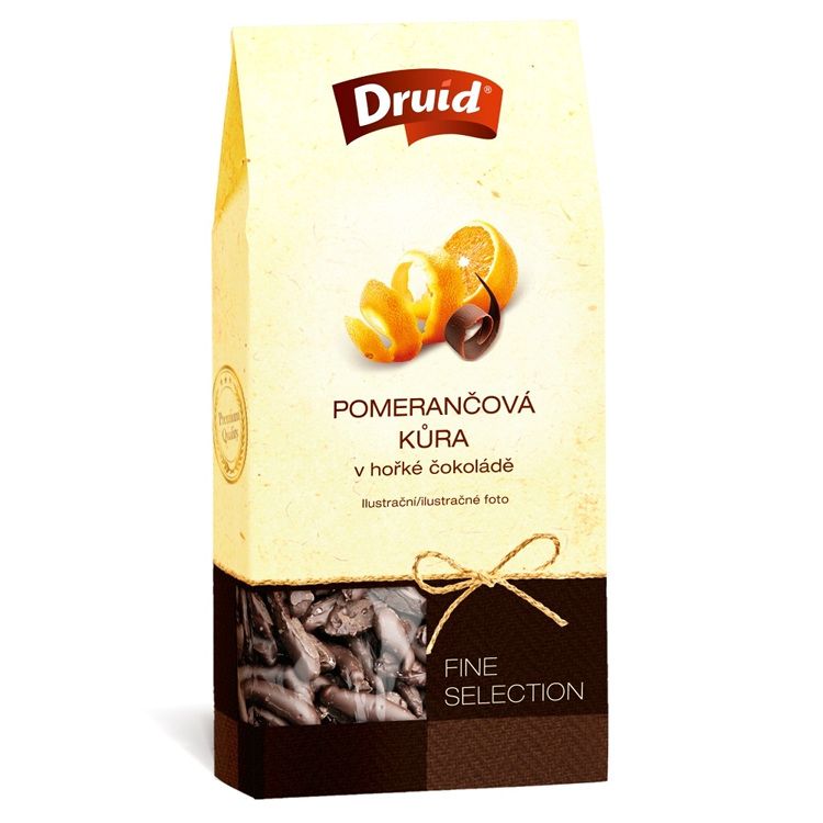 Druid Fine Selection pomarančová kôra v horkej čokoláde 90g - eDELIA.sk