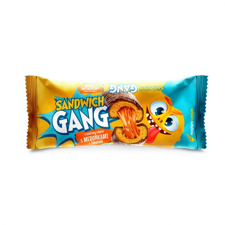 Perníkář Sandwich Gang marhuľa 40 g