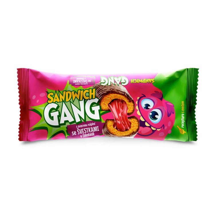 Perníkář Sandwich Gang slivka 40 g