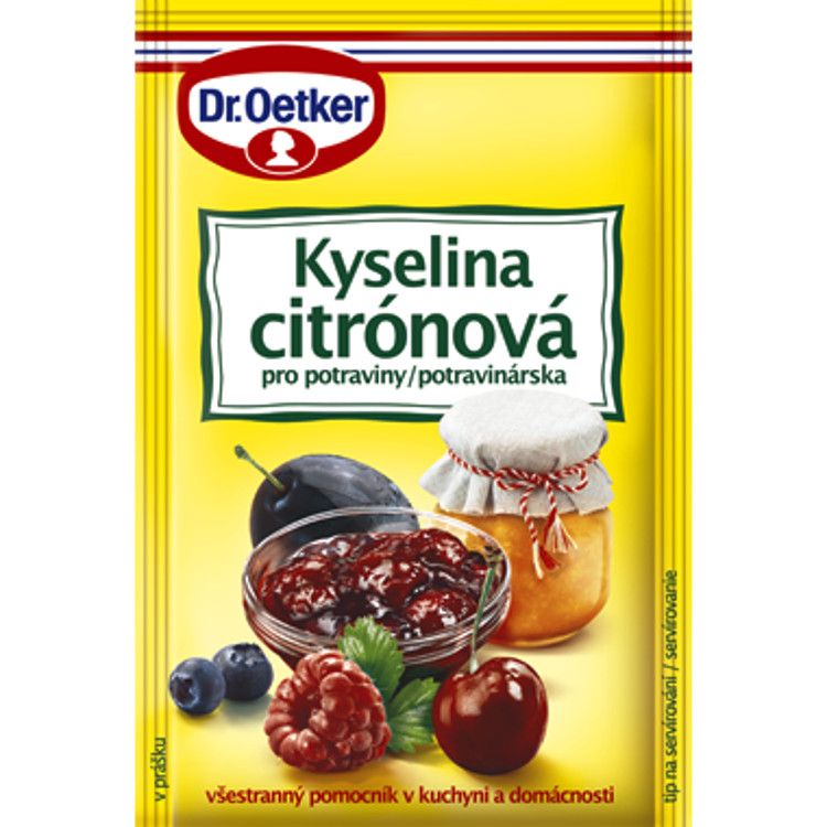 Dr. Oetker Kyselina citrónová potravinárska v prášku 20 g