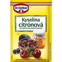 Dr. Oetker Kyselina citrónová potravinárska v prášku 20 g