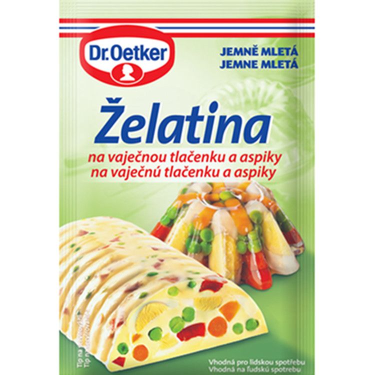 Dr. Oetker Želatina na vaječnú tlačenku a aspiky 20 g